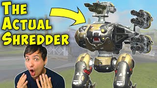 THIS IS THE SHREDDER Machinegun CERBERUS Mk2 War Robots Gameplay WR [upl. by Jr]