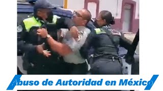 Agente de la Guardia Nacional se niega a recibir multa y agrede a policías de vialidad [upl. by Miehar882]