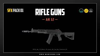 Rifle Guns Sound Effect Vol 1 Long Demo  Royalty free Gunshot sound effect by WOW Sound [upl. by Sullivan]