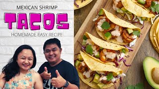 MEXICAN SHRIMP TACOS  HOMEMADE EASY RECIPE  DUBAIOFWDIARIES LATEUPLOAD [upl. by Andrej260]