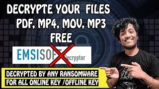 Decrypt your files affected by any ransomware  Ethical Way  onlineoffline key  Recover Files [upl. by Naot]