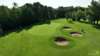 Golf de Soufflenheim BadenBaden  drone aerial video  hole01 [upl. by Malim]