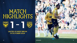 Scarlett with the late equaliser to steal a point against West Brom  Championship Highlights [upl. by Eanert]