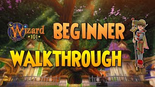 Wizard101 Beginner Walkthrough 2 w BlankOrbit [upl. by Ellecrag]