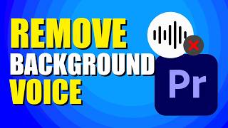 How To Remove Background Voice In Adobe Premiere Pro Quick amp Easy [upl. by Diann]