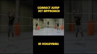 Correct Jump set approach  Hot to set in volleyball [upl. by Adiaros143]