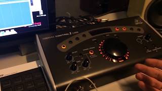 Behringer Xenyx Control1 USB in my studio review Please SUBRSCIBE to my channel [upl. by Nodnar]