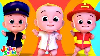 Kaboochi Song  More Childrens Dance Music by Junior Squad [upl. by Arodnap886]