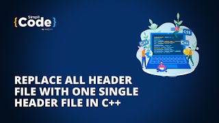 How To Replace All Header Files With One Single Header File In C  Shorts  SimpliCode [upl. by Chavey]