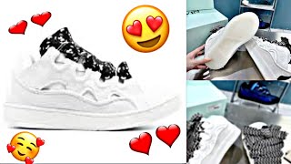 how to make white lanvins with black shoelaces nba 2k25 [upl. by Chatav]