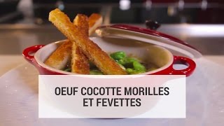 Oeufs cocottes aux morilles et févettes [upl. by Armelda]