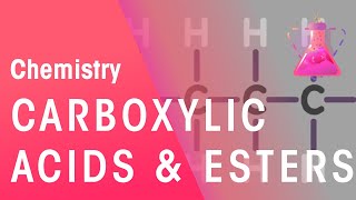 Carboxylic Acids Typical Acids and Esters  Organic Chemistry  Chemistry  FuseSchool [upl. by Allista]