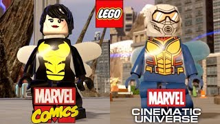 Lego Marvel Comics VS Lego MCU [upl. by Schoenburg]