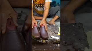 How We Manufacture Brown Leather Shoes [upl. by Ginelle550]