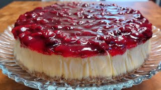 BU LEZZET PASTANEDE YOK  VİŞNELİ CHEESECAKE TARİFİ  Nükhetin tarif defteri [upl. by Isaacs]