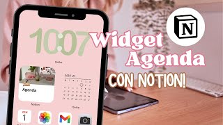 Widget AGENDA con Notion ✍🏼 Come crearlo e aggiungerlo alla home screen [upl. by Toma]