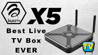 BuzzTV X5 128AI Android 11 TV Box  Youve never seen TV like this [upl. by Fernald]