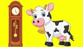 Hickory Dickory Dock Cow  Song418  Nursery Rhymes amp Kids Songs  Kids Comfort [upl. by Etan]