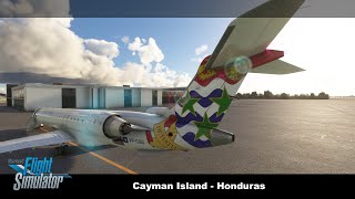 MSFS2020  CRJ1000  Cayman Islands to Honduras [upl. by Nnylassej]