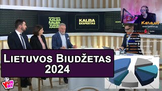 2024 Metų Lietuvos Biudžetas  LaisvėsTV Kalba Ekspertas  Karalius Reaguoja [upl. by Ilrak669]