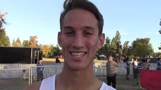 Blake Bay of Fresno Christian 1st Place Boys 5K Division 5 Final CIF Central Section Championships [upl. by Kelli]