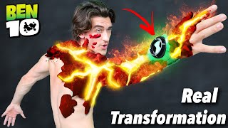 Real Omnitrix Turns Me Into a Superhero Ben 10 [upl. by Yknip]