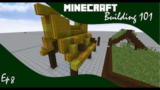 Minecraft Building 101 ep8 quotThatch and Grass Roofsquot [upl. by Peters]