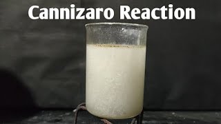 Cannizaro Reaction  synthesis of benzyl alcohol and benzoic acid [upl. by Christan]