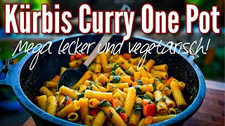 Kürbis Curry One Pot  Mega lecker und auch noch vegetarisch kürbis rezeptidee vegetarisch [upl. by Rehposirhc]