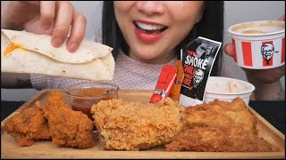 KFC THAILAND EDITION ASMR EATING SOUNDS LIGHT WHISPERS  SASASMR [upl. by Pappas]