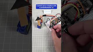 Control a Servo with a Potentiometer on ESP32 🔧 [upl. by Eamon731]