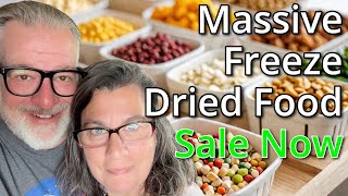 Massive Sale on Freeze Dried Food Stock Up NOW [upl. by Chemarin817]