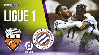 Lorient vs Montpellier  LIGUE 1 HIGHLIGHTS  02202022  beIN SPORTS USA [upl. by Allista]