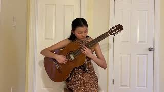 Adelita by Francisco Tárrega Played by Eun Yoo for the Crescendo Competition 2023 Recital [upl. by Airdnal]