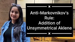 AntiMarkovnikov Rule Alkene Addition Explained Chemistry Class 1112 [upl. by Phyllys591]