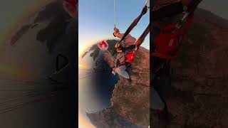 Close Call with Death Intense Moments During Tandem Base Jump paraglidinghasankaval shortsvideo [upl. by Nellir]