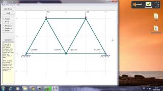 Formation MDSolids  Treillis  استعمال البرمجية في الأنظمة المثلثية [upl. by Raseta764]