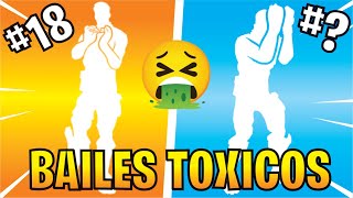 18 BAILES Y GESTOS MÁS TÓXICOS TRYHARDS OTAKUS Y COM3PIJS de FORTNITE  BAILES QUE ODIAMOS TOP [upl. by Adala]