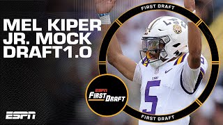 Mel Kiper Jrs Mock Draft 10  First Draft 🏈 [upl. by Kelwin]