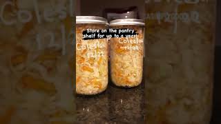 Pickling Coleslaw Fowlers Vacola Method [upl. by Spurgeon]