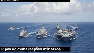 Tipos de embarcações militares [upl. by Dick157]