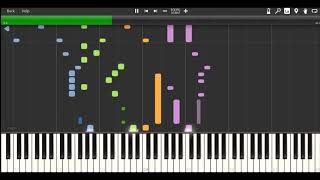 Bulgy The Bus Theme on Synthesia [upl. by Tereve180]