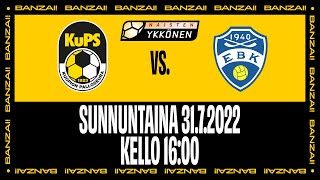 KUPS AKATEMIA  EBK  NAISTEN YKKÖNEN  SU 3172022  KLO 1600 [upl. by Hsetirp178]