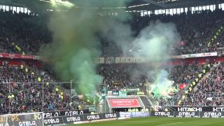 Bengalos  Rauchbomben Pyrotechnik  Fortuna Düsseldorf  Werder Bremen  13042013 F95 [upl. by Anyt]