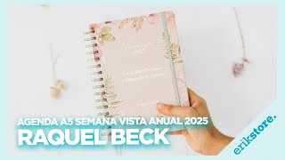 AGENDA ANUAL 2025 A5 SEMANA VISTA RAQUEL BECK  ErikStore [upl. by Labors]