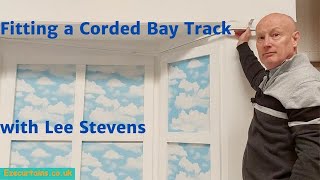 Discover how easy it can be fitting a corded bay window curtain track [upl. by Kirbie350]