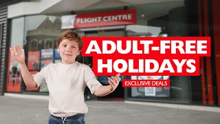 Ditch the parents Flight Centre offers AdultFree Holidays [upl. by Epoh369]