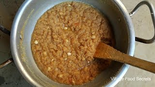 Besan ka Halwa ❤ Grandmas Style ❤ Village Style ❤ Village Food Secrets [upl. by Bocock]