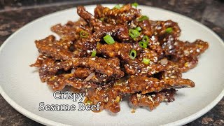 Crispy Sesame Beef Strips [upl. by Rehpitsirhc]