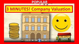 🔴 3 Minutes How to Value a Company for Company Valuation and How to Value a Business [upl. by Adnaluoy]